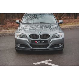 Накладка сплиттер на передний бампер на BMW 3 E90 / E91